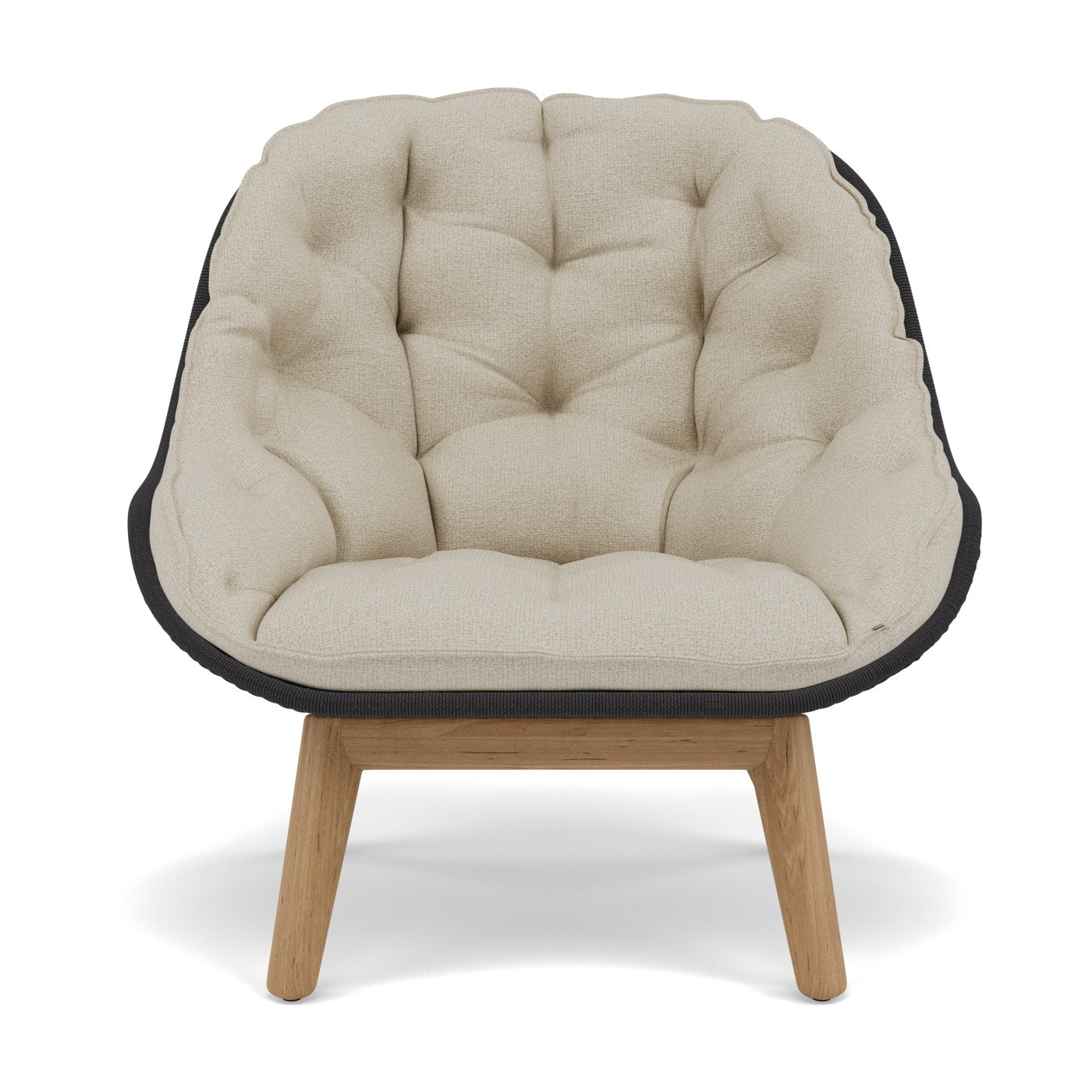 Coussin de dossier et d'assise Sandua pour chaise longue à dossier haut