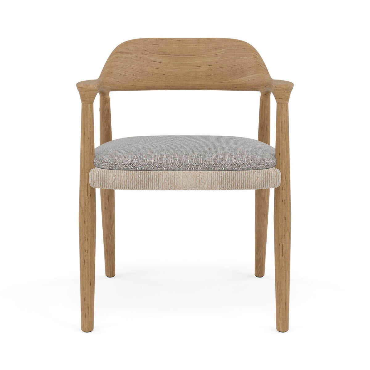 Yiko Cushion seat cushion chair with armrest and chair without armrest