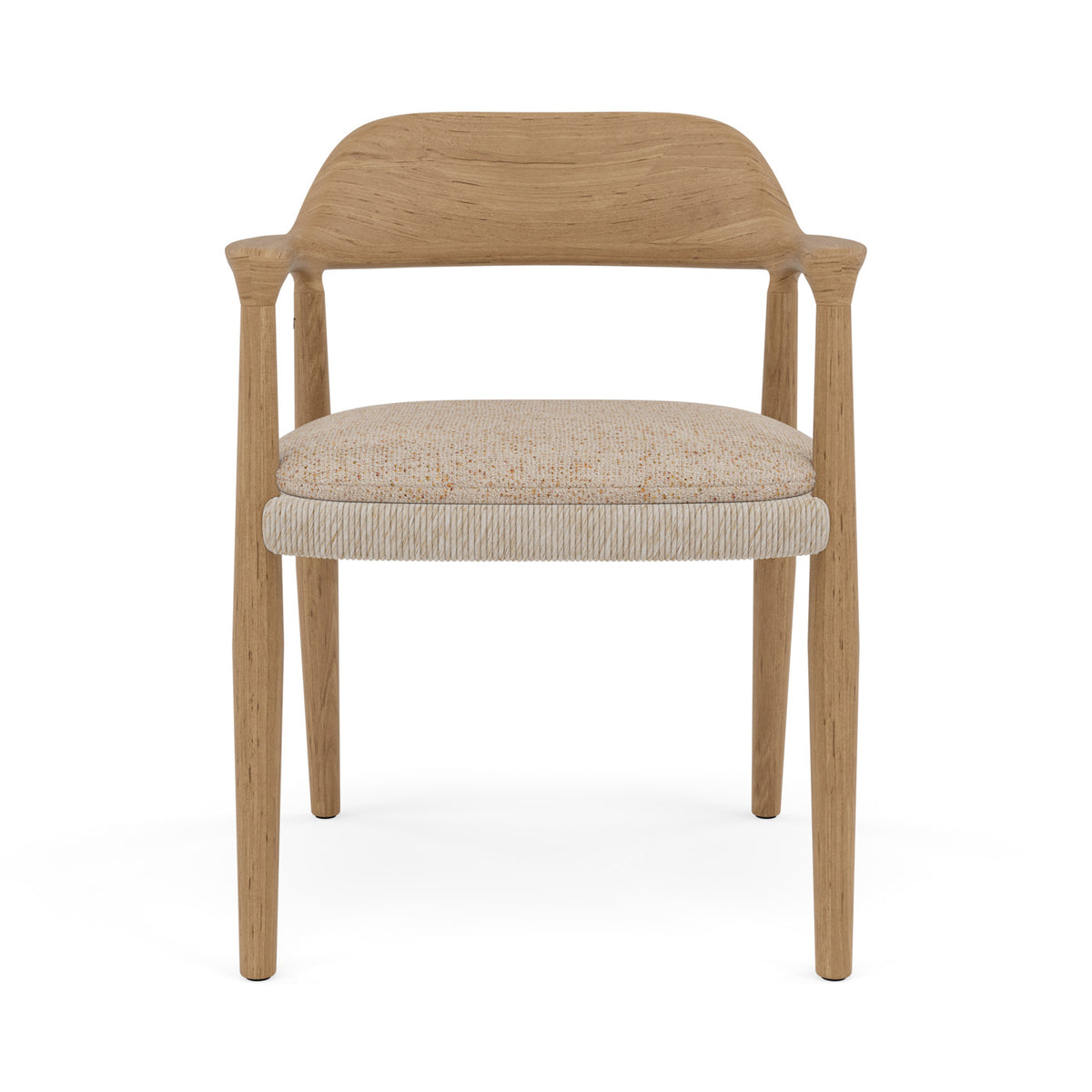 Yiko Cushion seat cushion chair with armrest and chair without armrest