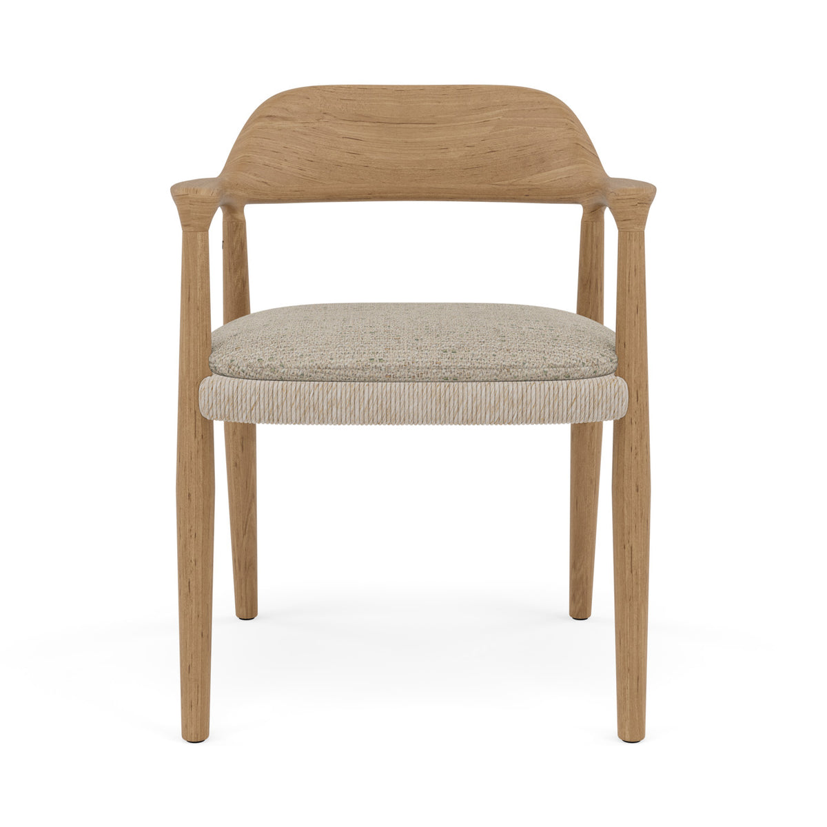 Yiko Cushion seat cushion chair with armrest and chair without armrest