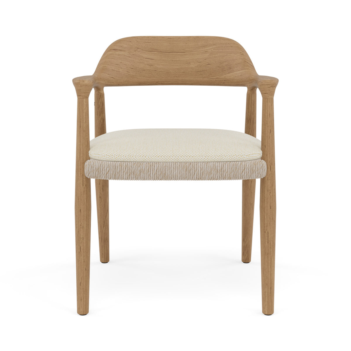 Yiko Cushion seat cushion chair with armrest and chair without armrest