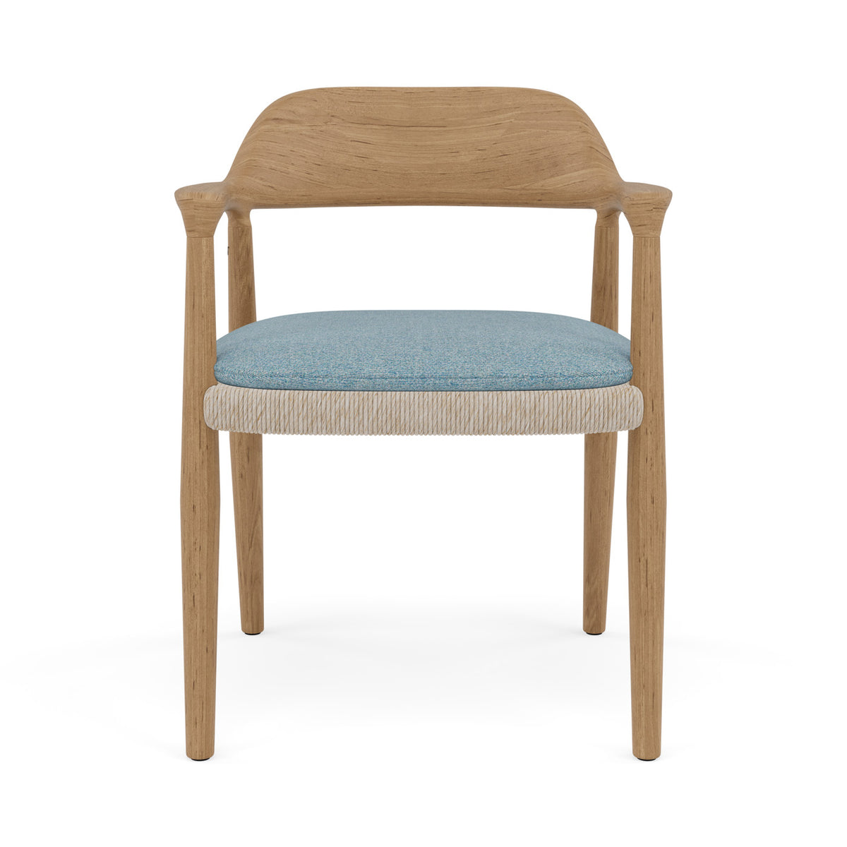 Yiko Cushion seat cushion chair with armrest and chair without armrest