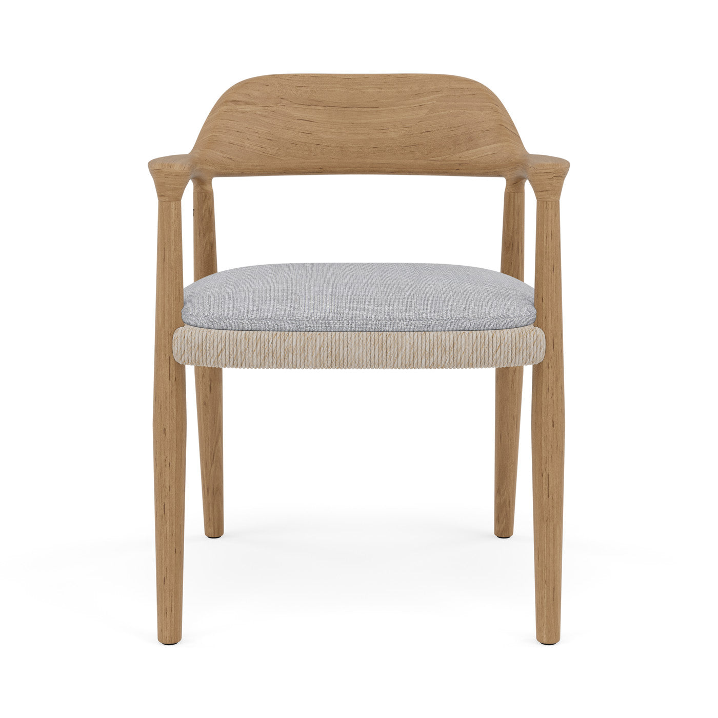 Yiko Cushion seat cushion chair with armrest and chair without armrest