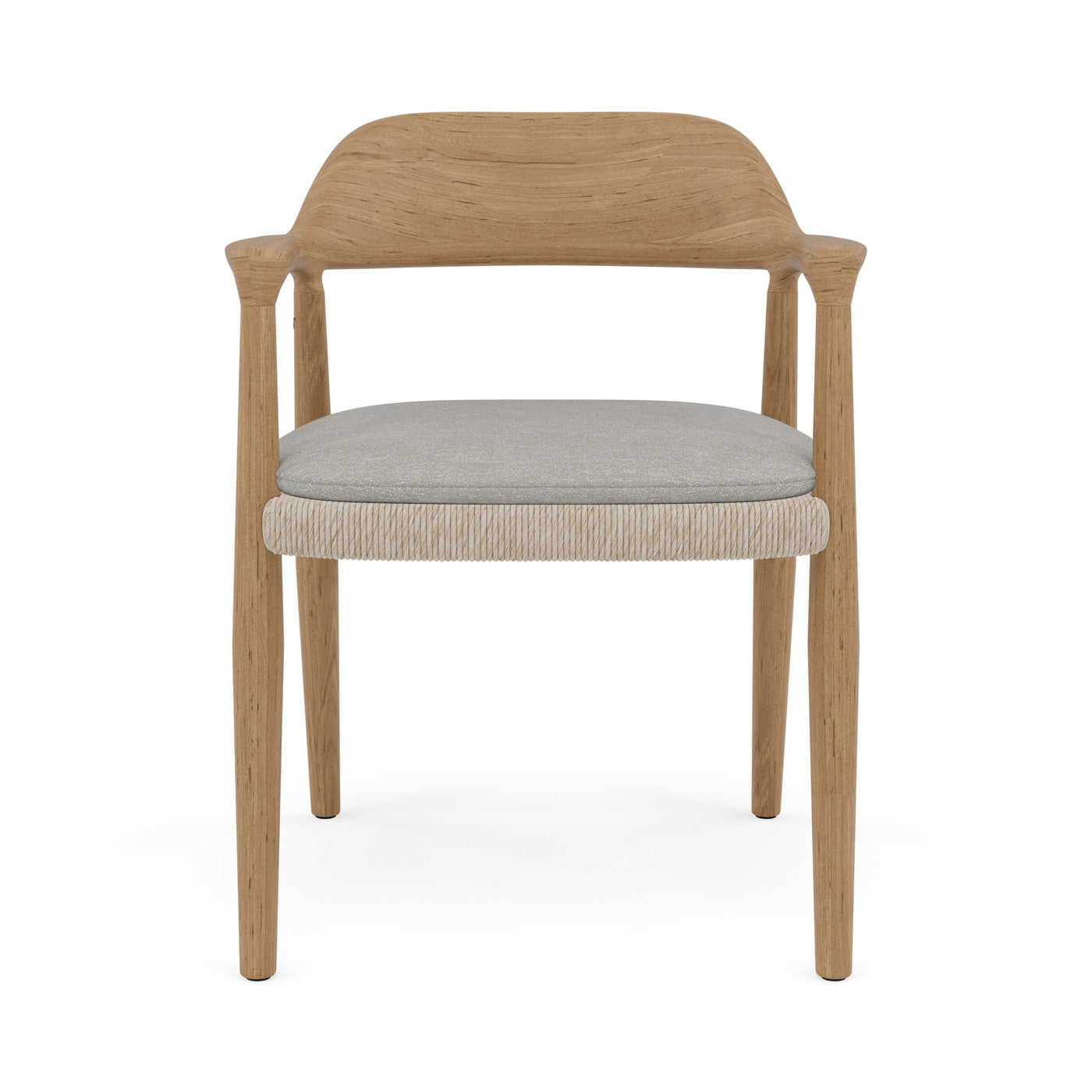Yiko Cushion seat cushion chair with armrest and chair without armrest