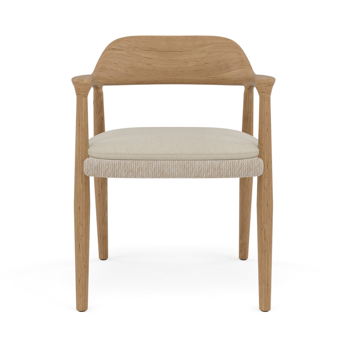 Yiko Cushion seat cushion chair with armrest and chair without armrest