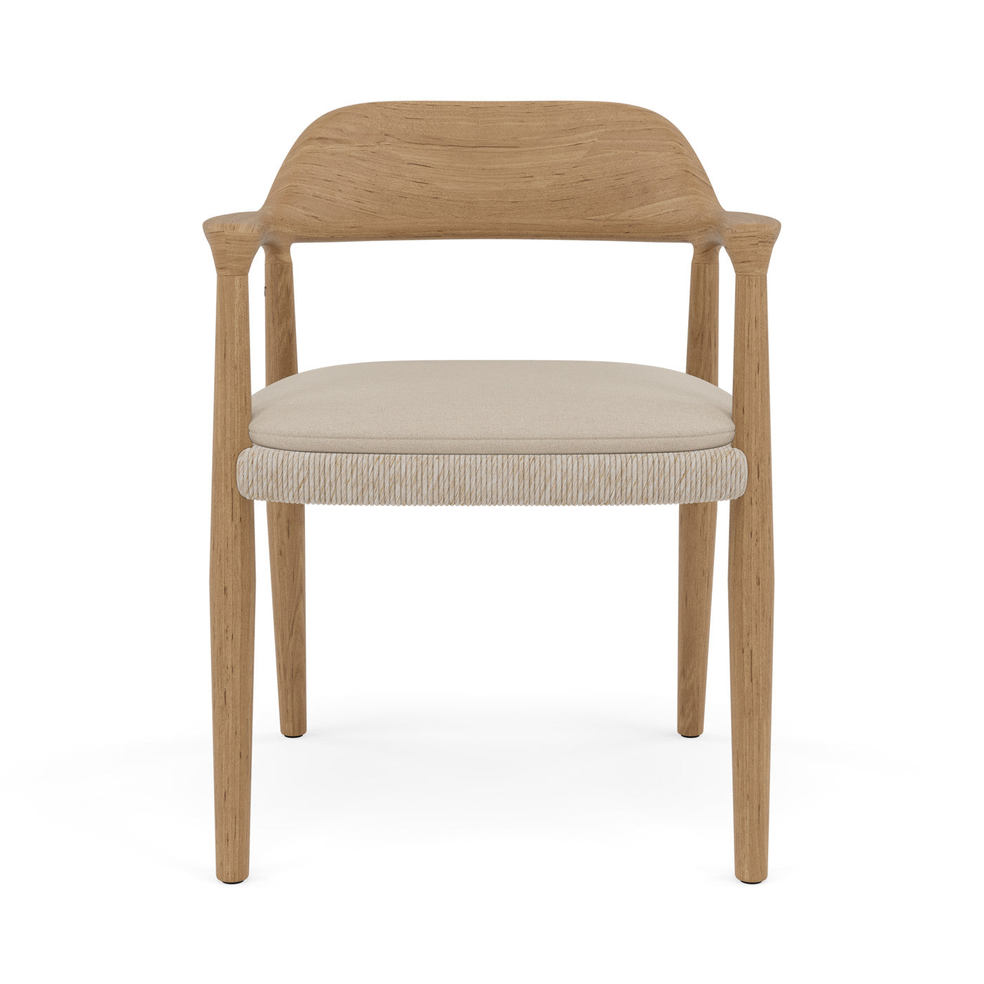 Yiko Cushion seat cushion chair with armrest and chair without armrest