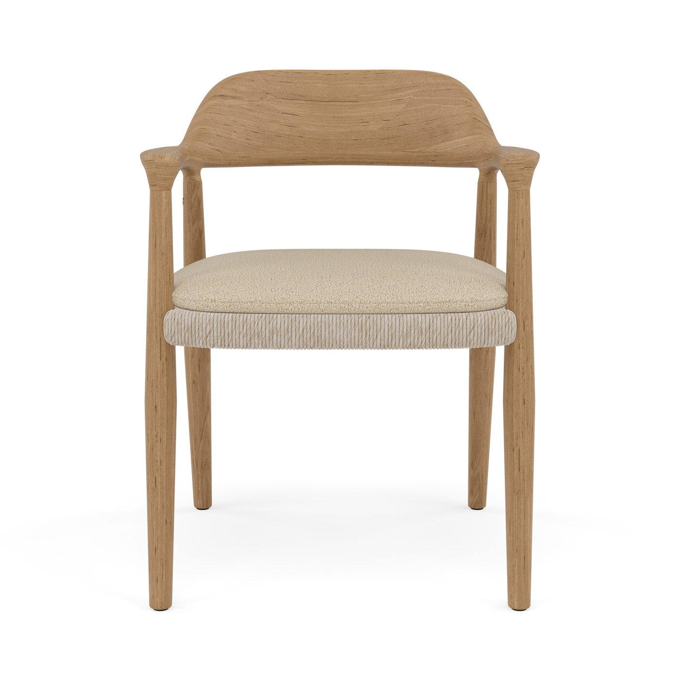 Yiko Cushion seat cushion chair with armrest and chair without armrest