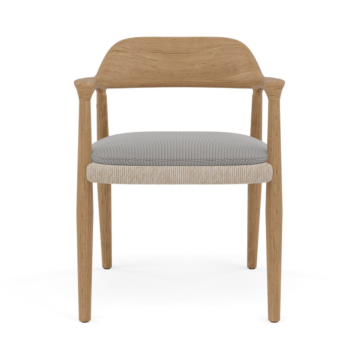 Yiko Cushion seat cushion chair with armrest and chair without armrest