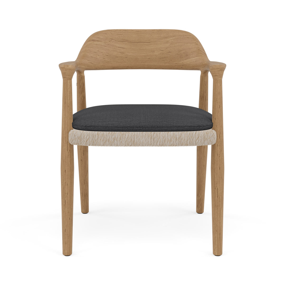 Yiko Cushion seat cushion chair with armrest and chair without armrest