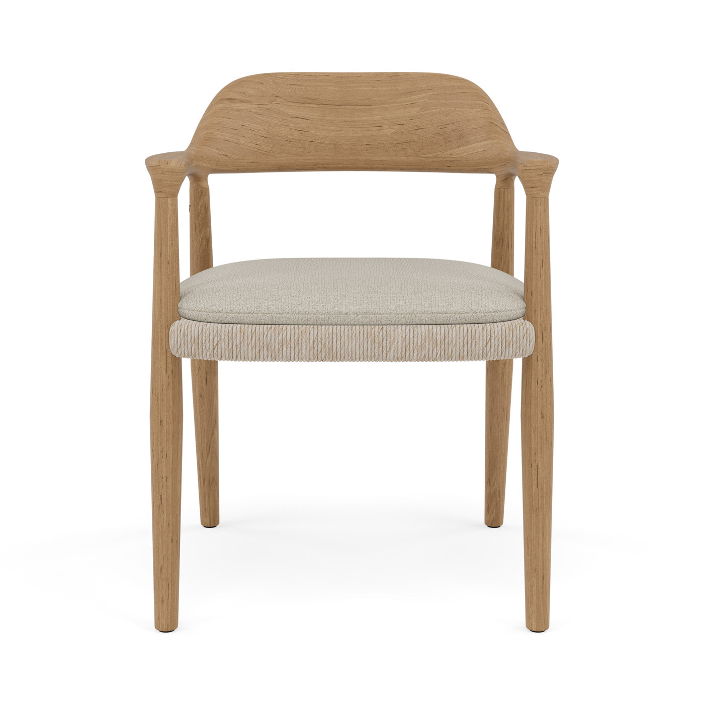 Yiko Cushion seat cushion chair with armrest and chair without armrest