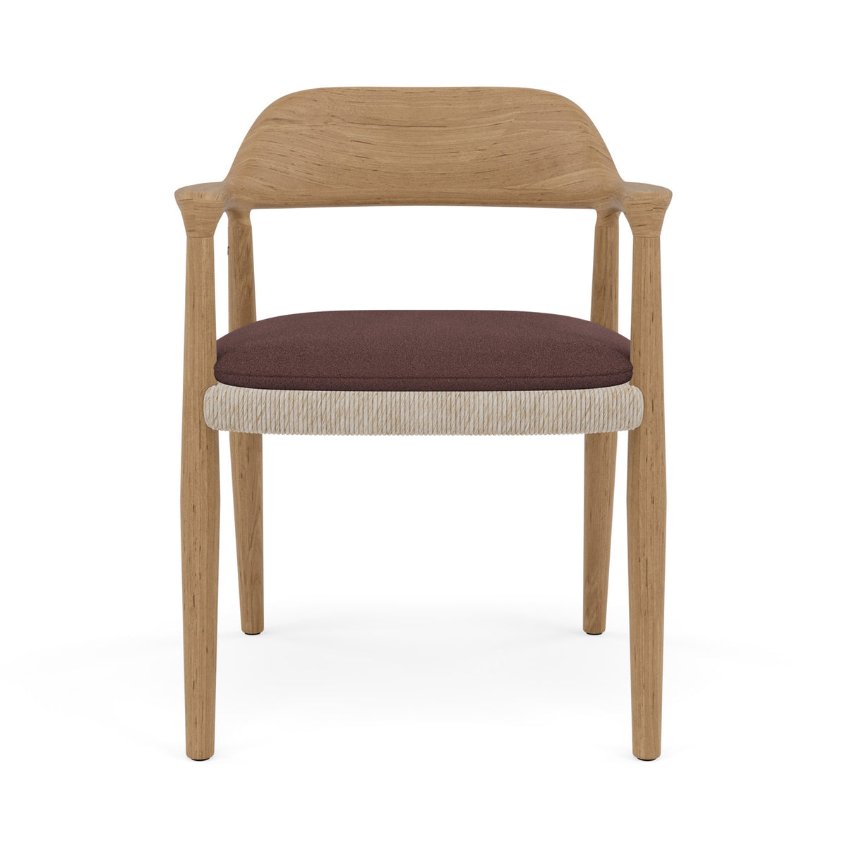 Yiko Cushion seat cushion chair with armrest and chair without armrest