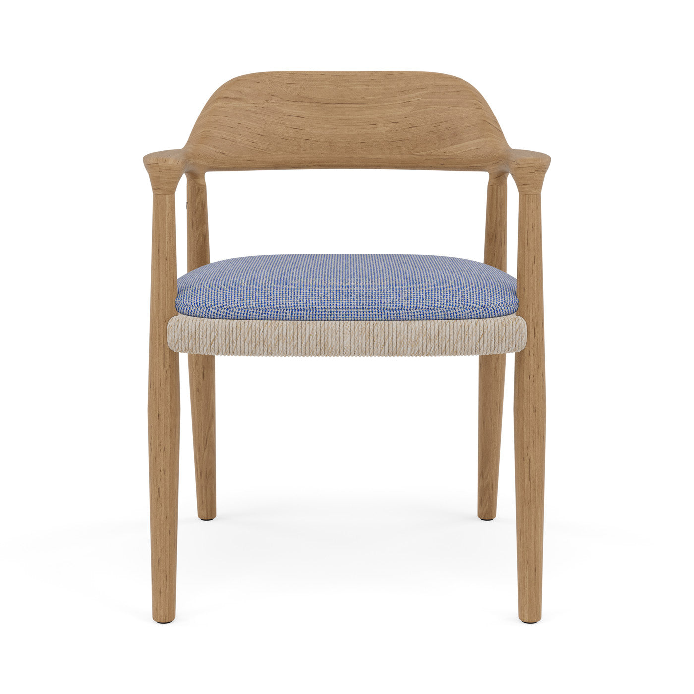 Yiko Cushion seat cushion chair with armrest and chair without armrest