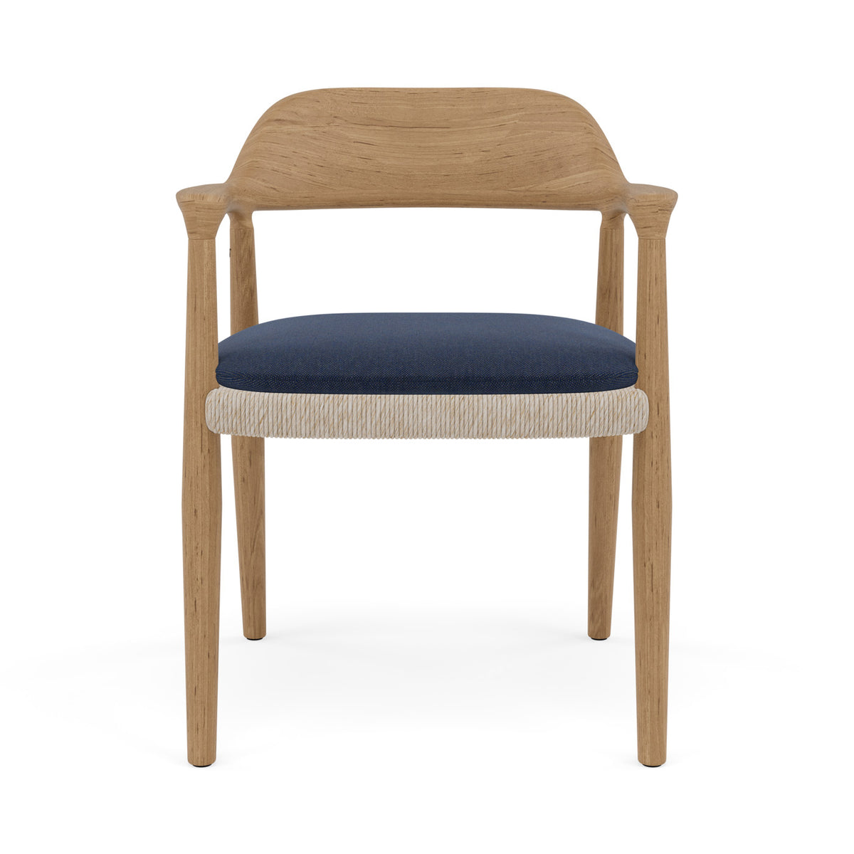 Yiko Cushion seat cushion chair with armrest and chair without armrest