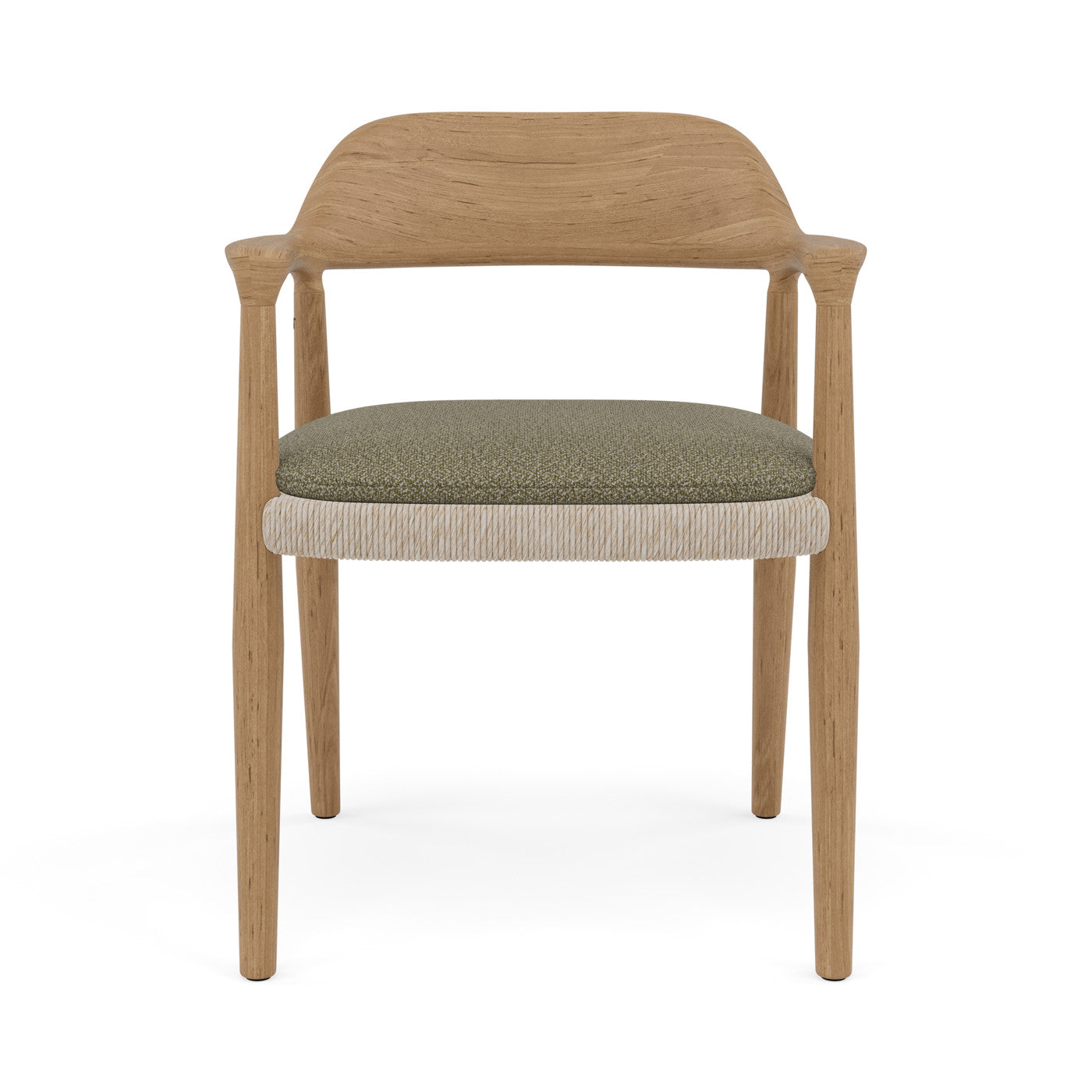 Yiko Cushion seat cushion chair with armrest and chair without armrest