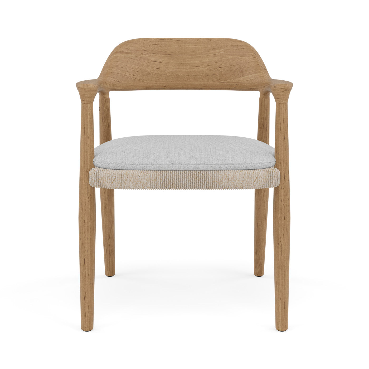 Yiko Cushion seat cushion chair with armrest and chair without armrest
