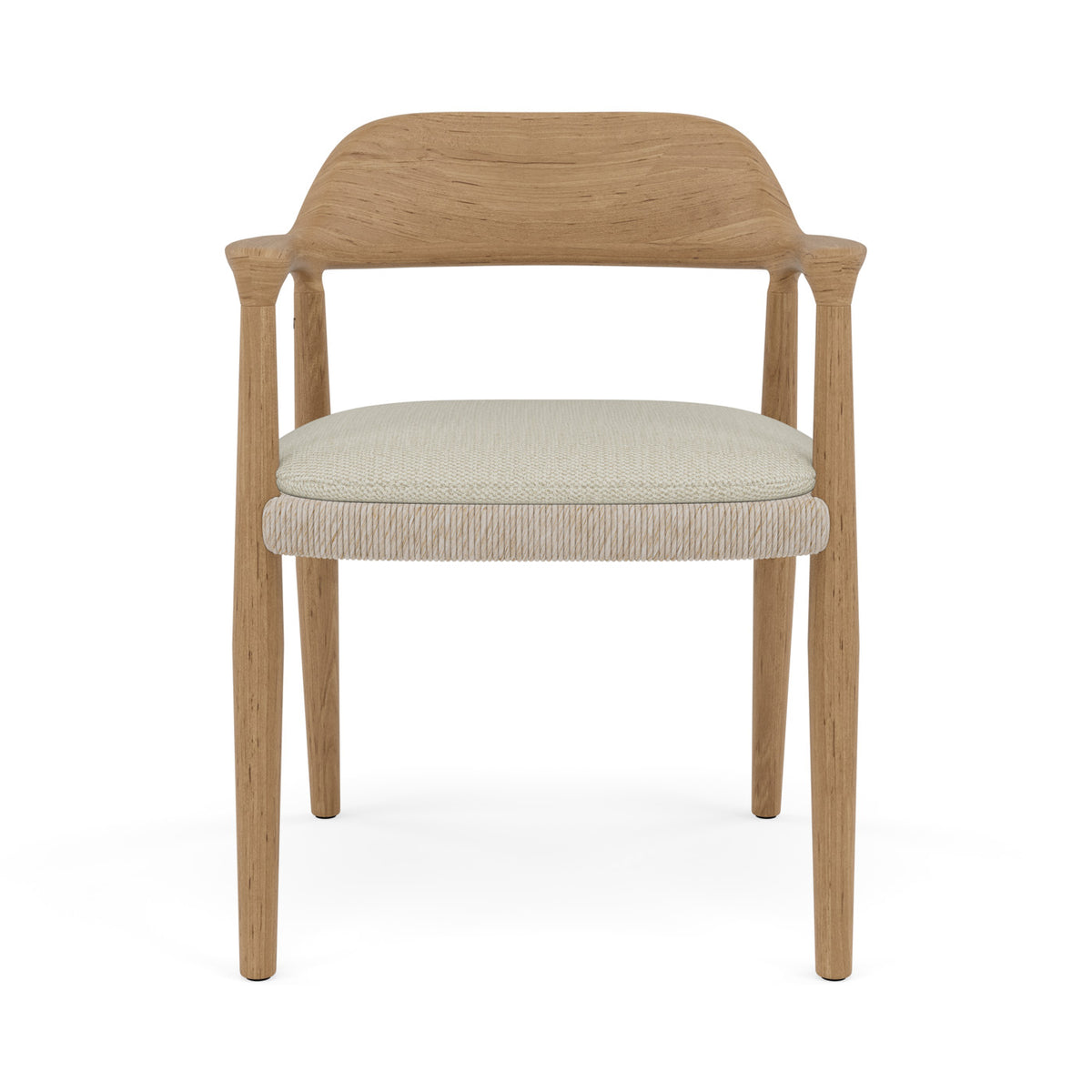 Yiko Cushion seat cushion chair with armrest and chair without armrest