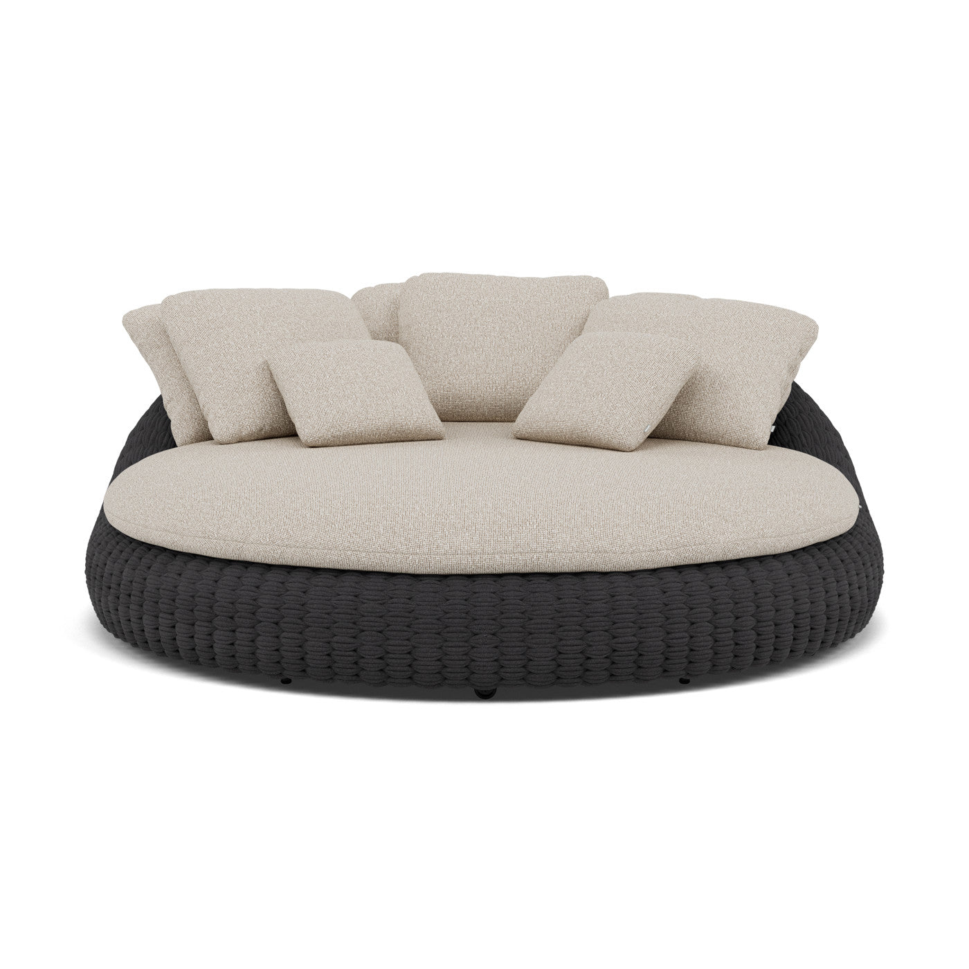 Kobo Coussin décoratif 65×55 cm coussin d'assise et de dossier daybed 165x150_Ensemble de 3