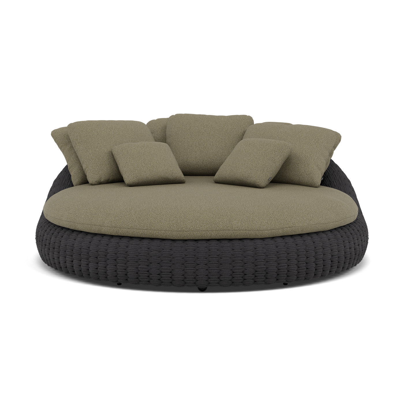 Kobo Coussin décoratif 65×55 cm coussin d'assise et de dossier daybed 165x150_Ensemble de 3