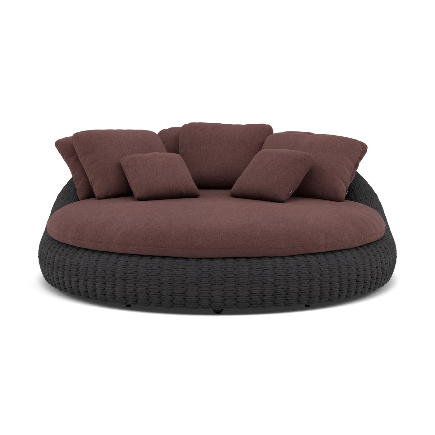 Kobo Coussin décoratif 65×55 cm coussin d'assise et de dossier daybed 165x150_Ensemble de 3
