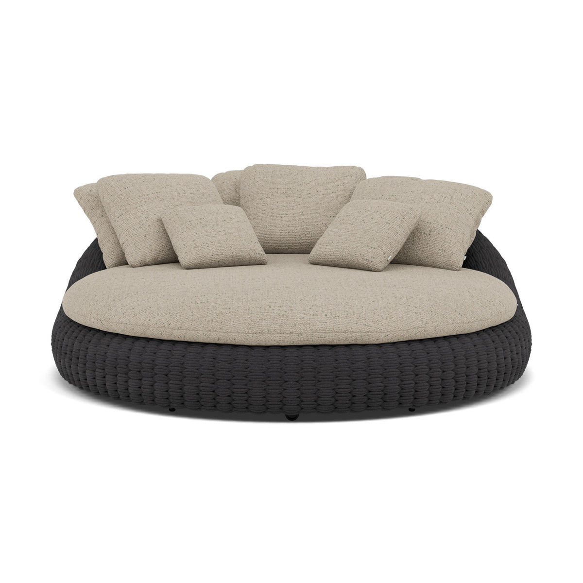 Kobo Coussin décoratif 65×55 cm coussin d'assise et de dossier daybed 165x150_Ensemble de 3