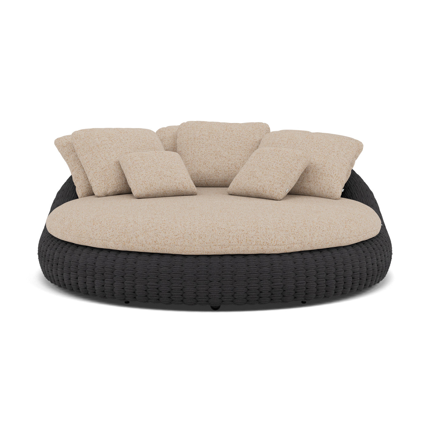 Kobo Coussin décoratif 65×55 cm coussin d'assise et de dossier daybed 165x150_Ensemble de 3