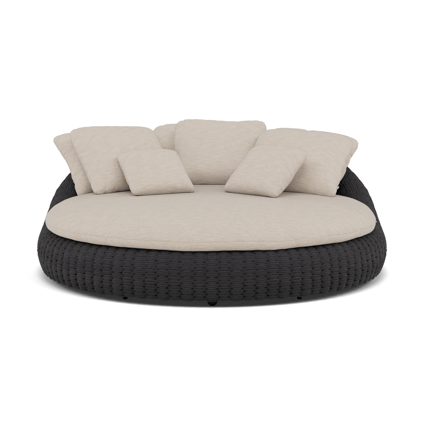 Kobo Coussin décoratif 65×55 cm coussin d'assise et de dossier daybed 165x150_Ensemble de 3