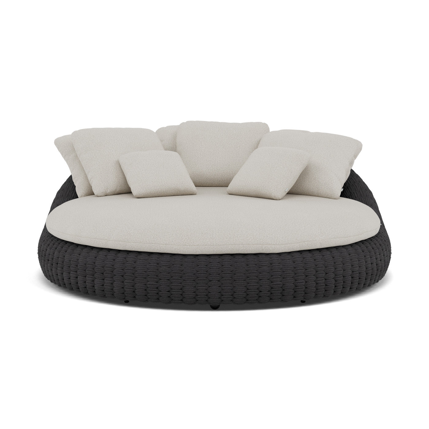 Kobo Coussin décoratif 65×55 cm coussin d'assise et de dossier daybed 165x150_Ensemble de 3
