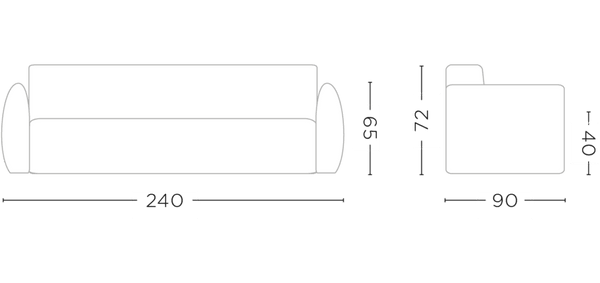 Ferre 3-zit Sofa