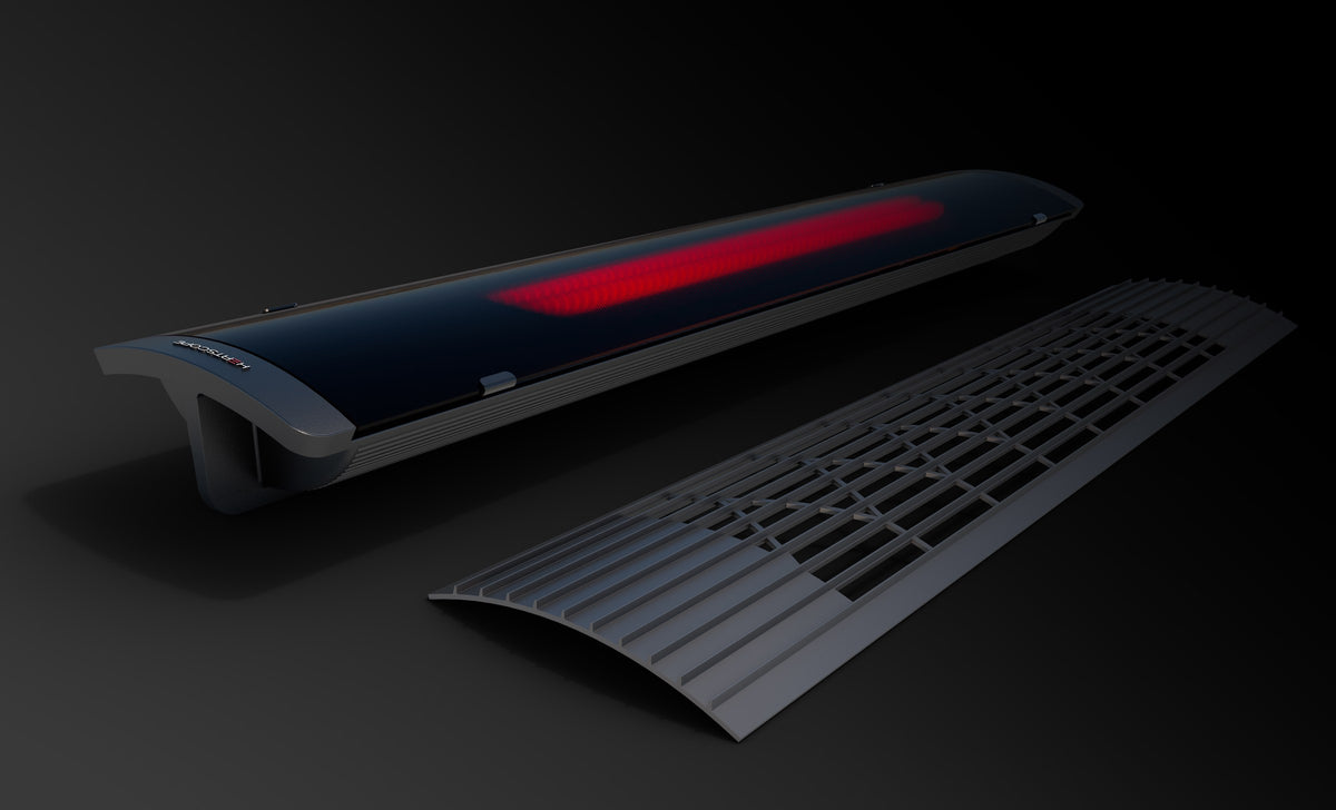 Heatscope Pure+ antraciet zwart, sfeerbeeld