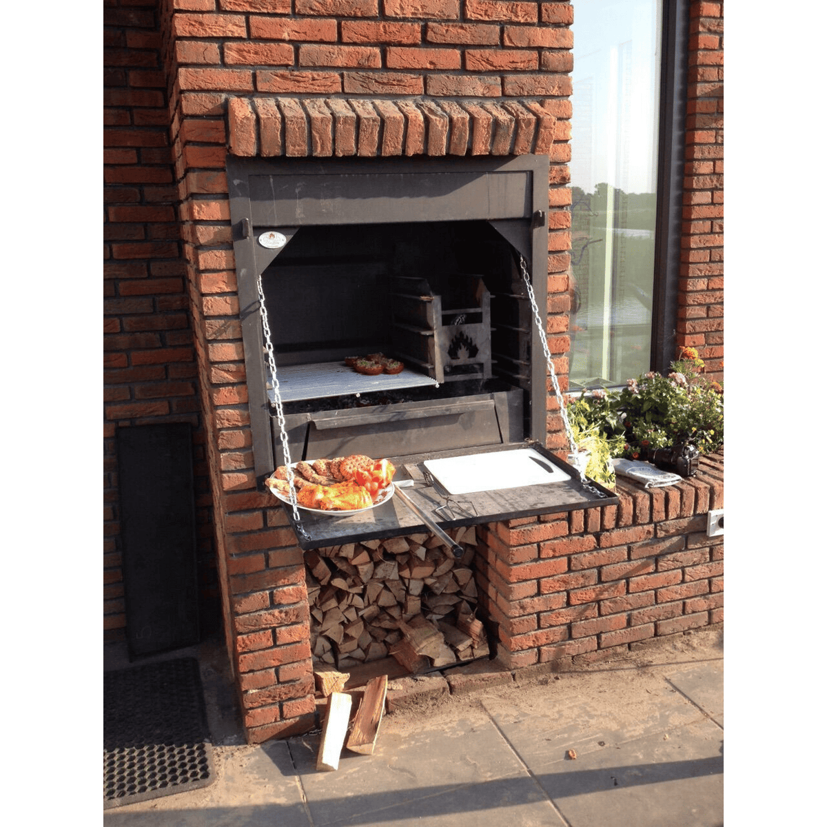 Home Fires Braai 800 Built-in