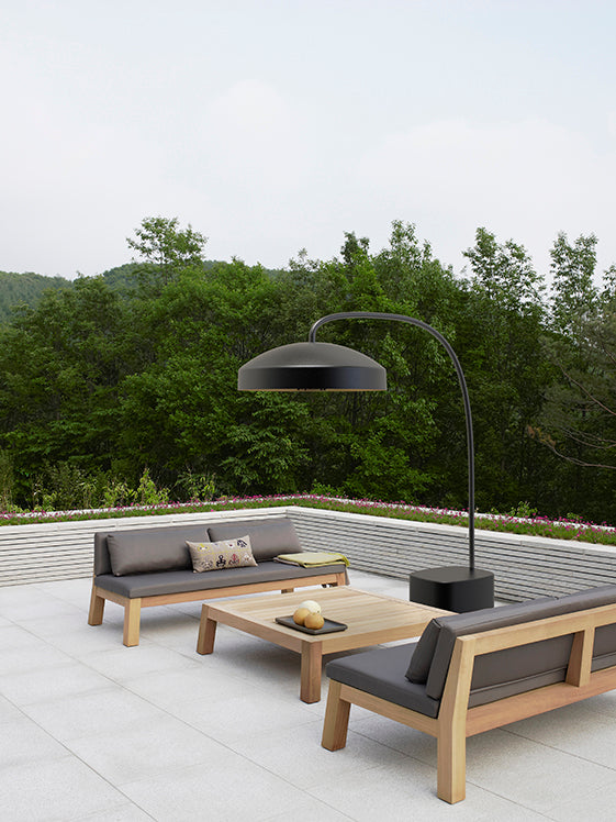 Disc Freestanding Terrace Heater by Piet Boon