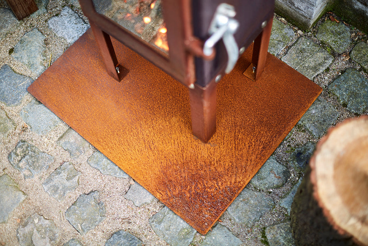 Piquia detail klinknagels en hoeknaad afwerking