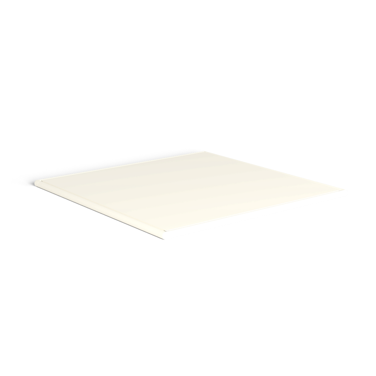 Roè Vierkante Middensalontafel, Antique White, Gelakt aluminium (volgt onderstelkleur)