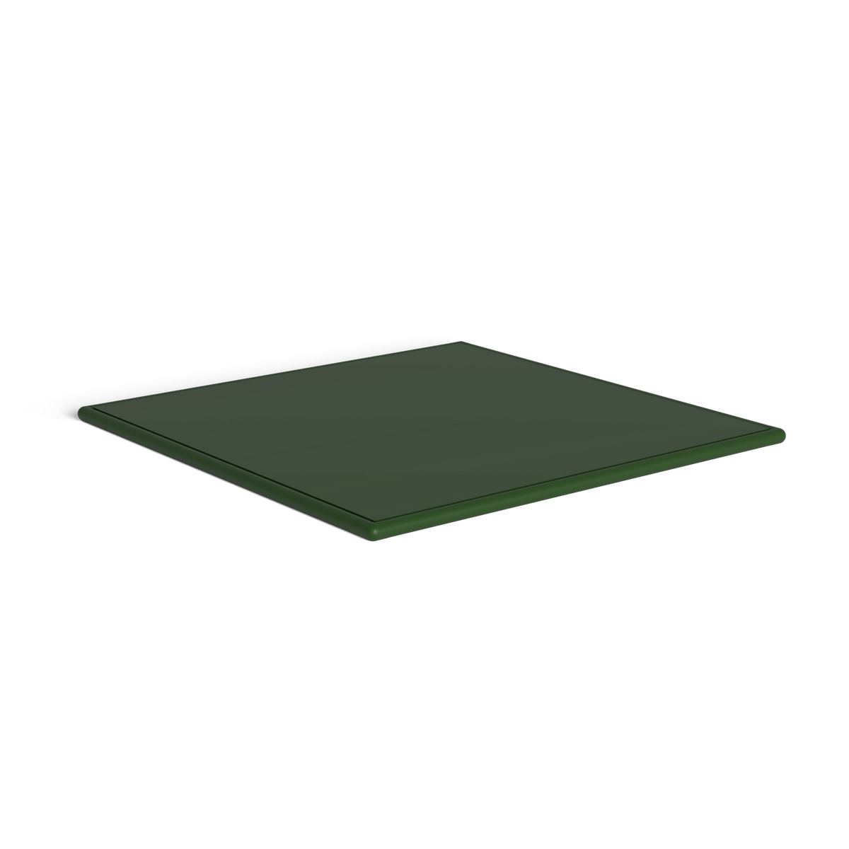 Roè Vierkante Middensalontafel, Bottle Green, Gelakt aluminium (volgt onderstelkleur)