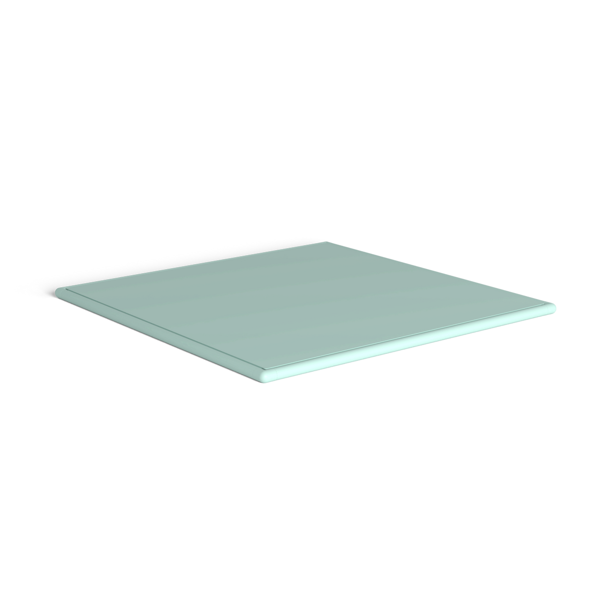 Roè Vierkante Middensalontafel, Light Blue, Gelakt aluminium (volgt onderstelkleur)