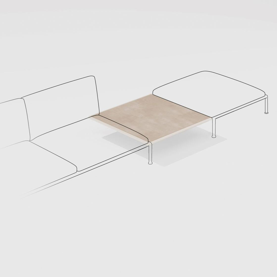Roè Vierkante Middensalontafel