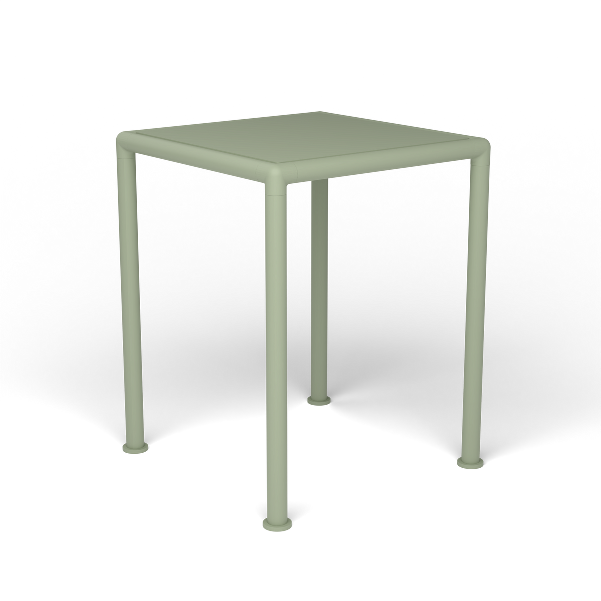 Roè Bijzettafel, 41 × 41 × h 50 cm, Green Tea, Gelakt aluminium (volgt onderstelkleur)