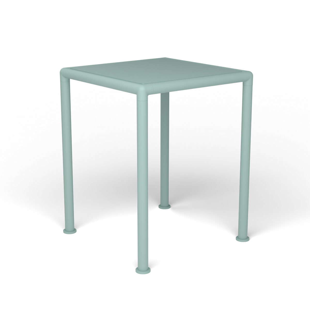 Roè Bijzettafel, 41 × 41 × h 50 cm, Light Blue, Gelakt aluminium (volgt onderstelkleur)