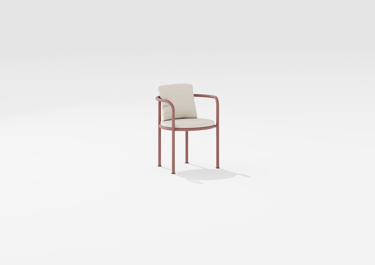 Roè Eetfauteuil met Zit- en Rugkussen
