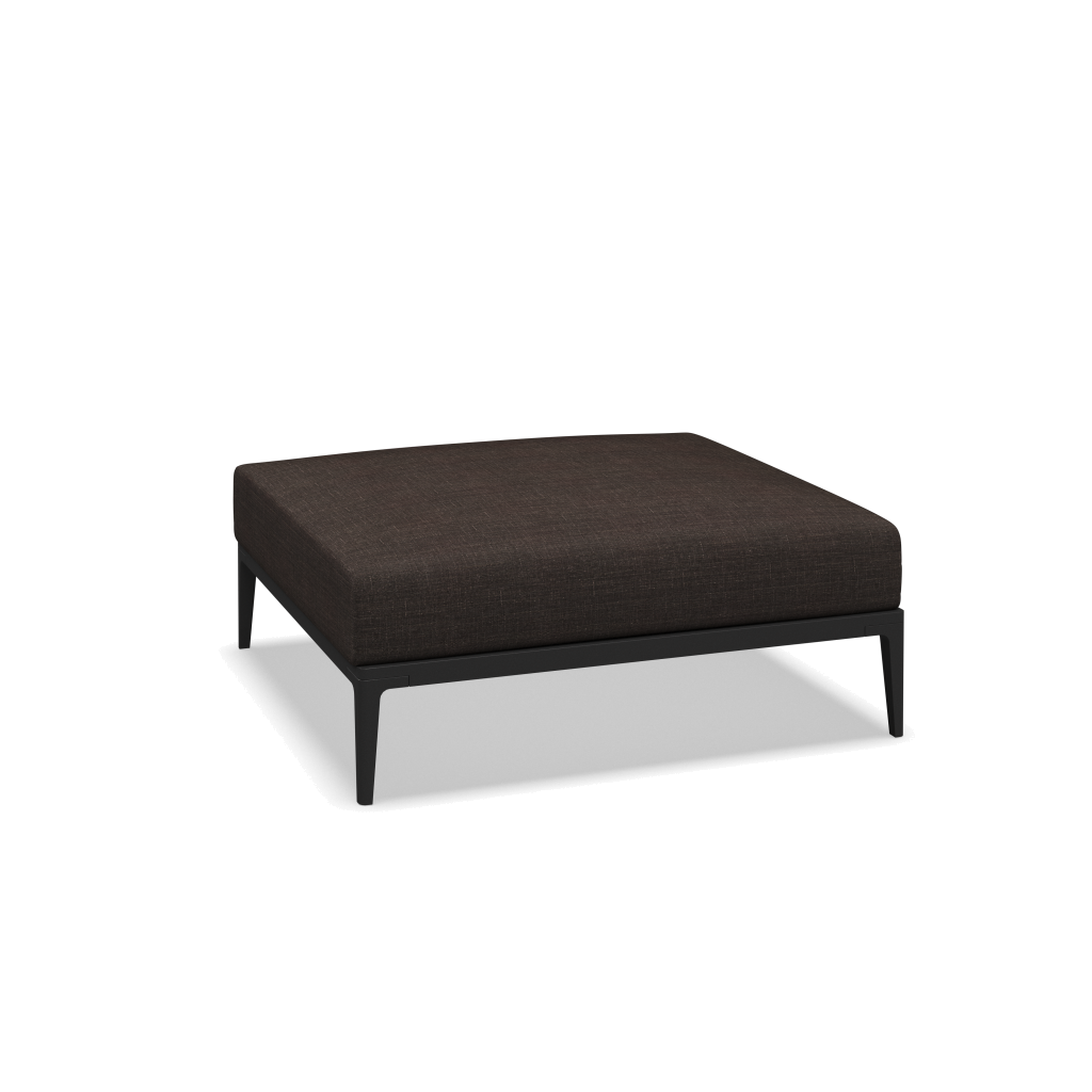 Grid ottoman - Meteor met Willa Peat