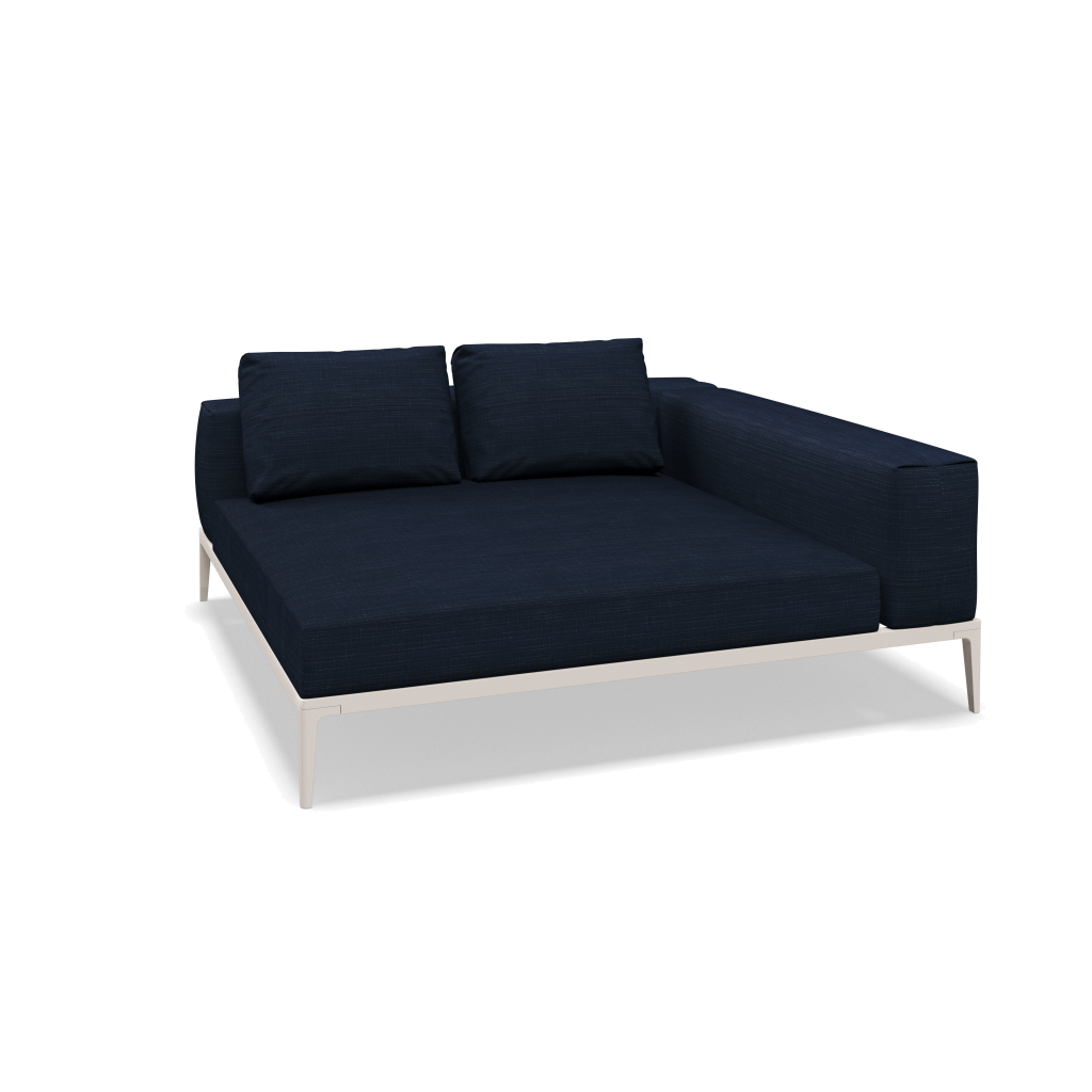 Grid chill-element - Bone met Willa Denim
