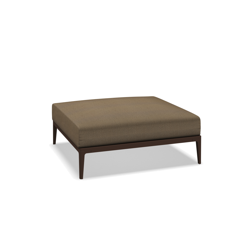 Grid ottoman - Java met Blend Latte