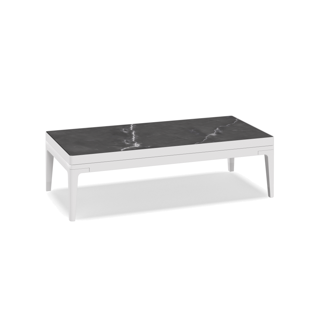 Grid kleine salontafel keramisch - White Nero