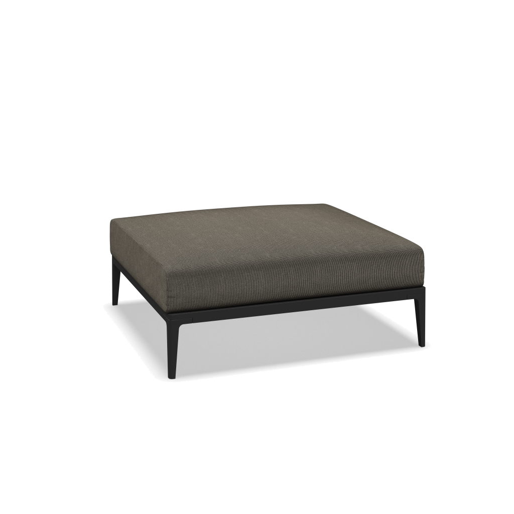 Grid ottoman - Meteor met Cameron Granite