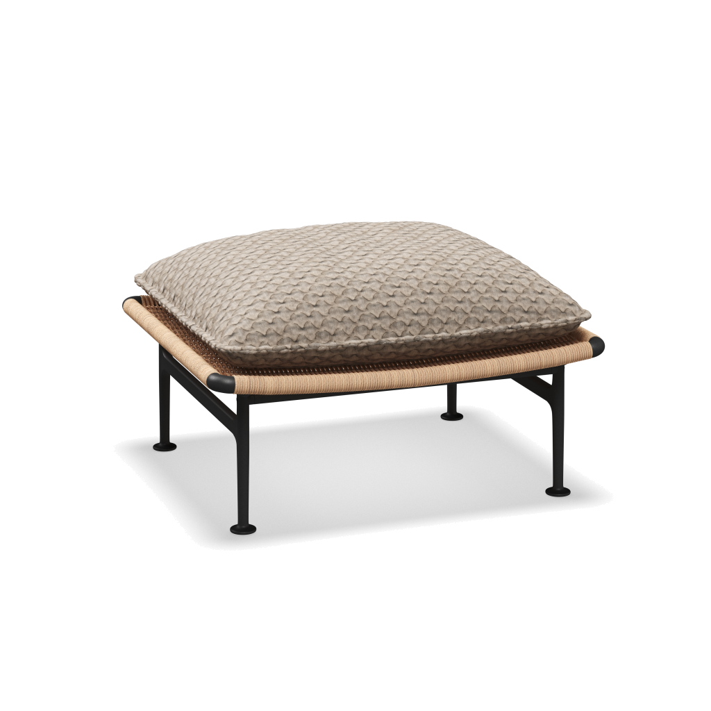Zenith ottoman — Meteor Wheat met Wave Buff