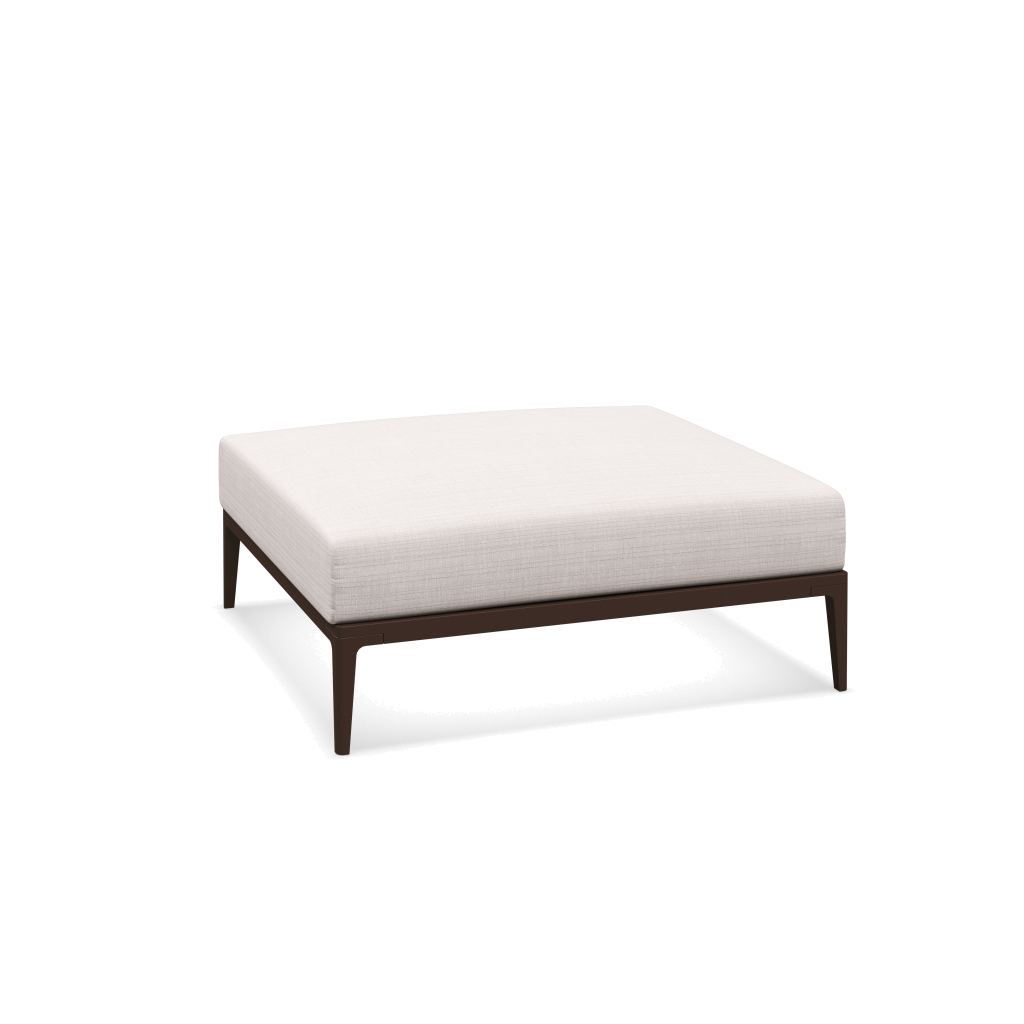 Grid ottoman - Java met Willa Parchment