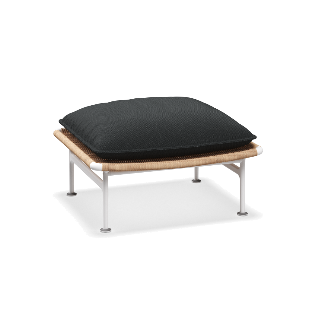 Zenith ottoman — White Wheat met Castillo Shadow