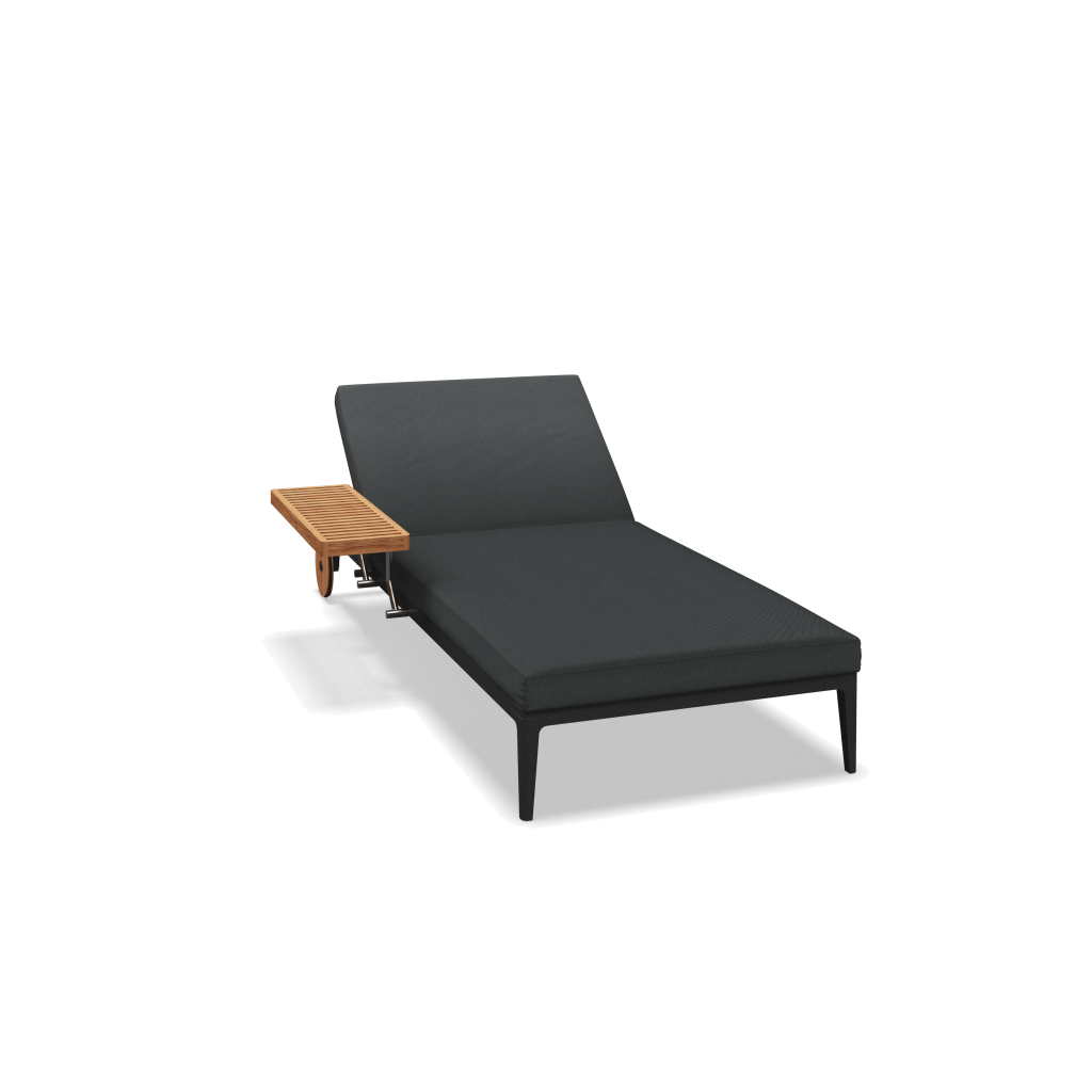 Grid ligbed - Meteor Natural Teak met Castillo Shadow