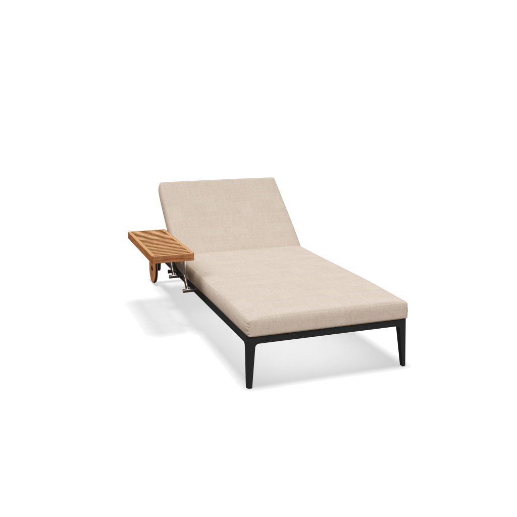 Grid ligbed - Meteor Natural Teak met Ground Sand