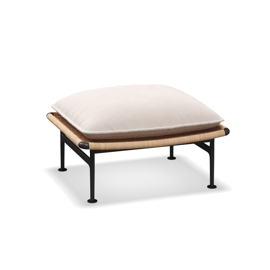 Zenith ottoman — Meteor Wheat met Fife Bone
